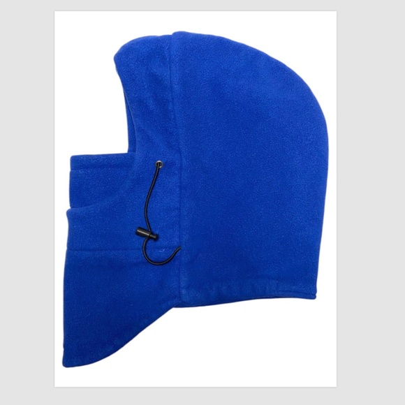 Blue Balaclava Hood By Redess Fleece Lining Pull String Adult One Size - Picture 6 of 6